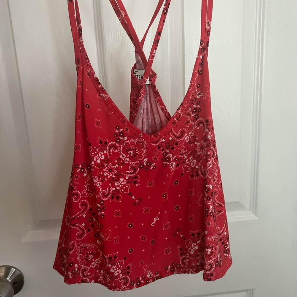 Hollister bandana tank top